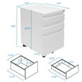 thumbnail image 4 of Mount-It! Mobile File Cabinet with 3 Drawers, Lockable, 4 of 5