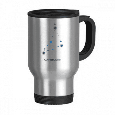 

Capricorn Constellation Sign Zodiac Travel Mug Flip Lid Stainless Steel Cup Car Tumbler Thermos
