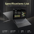 thumbnail image 3 of Lenovo V14 14" FHD Business Laptop, Intel i7-13620H, 16GB DDR4 RAM, 1.5TB Storage(512GB SSD+1TB Docking Station Set), ‎Intel UHD Graphics, Wi-Fi 6, 720p HD Camera, Win 11 Pro, Black, 3 of 9