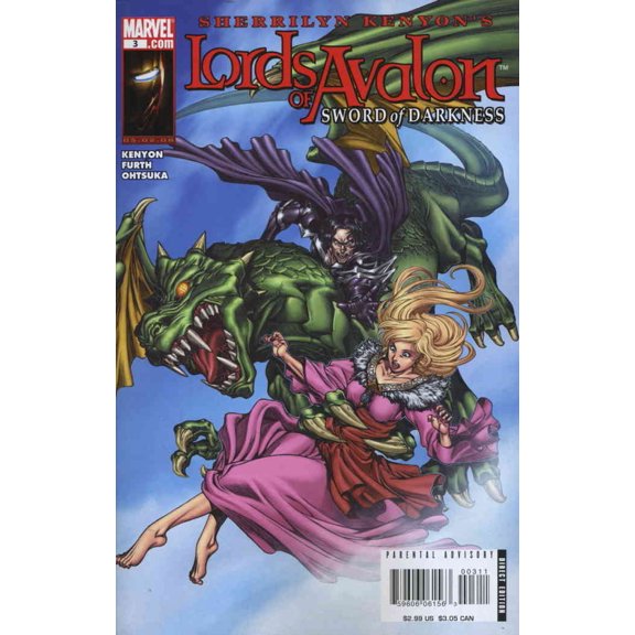 Lords of Avalon: Sword of Darkness #3 VF ; Marvel Comic Book