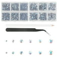 thumbnail image 3 of Transemion Glass Made Flatback Rhinestones For Shoes And Clothes Odorless And Skin-friendly Crystal Rhinestone Type B, 3 of 6