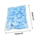 thumbnail image 2 of Protectores desechables para tinte - 100 piezas de plástico transparente con doble costura de goma, gorros de ducha para lavar el pelo, 7,87 x 6,29 pulgadas, 2 of 3
