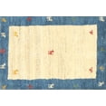 thumbnail image 1 of Ahgly Company Machine Washable Indoor Rectangle Contemporary Cadet Blue Green Area Rugs, 7' x 9', 1 of 7