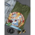 thumbnail image 3 of Oktoberfest Cute Girl T-Shirt Women -Image by Shutterstock, Female 3X-Large, 3 of 4