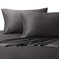 thumbnail image 2 of Calico Homes 600 Thread Count Solid Pattern 8 Inches Deep Pocket 100% Cotton 4 Piece Sheet Set Full XL Size Grey Color, 2 of 3