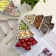 thumbnail image 3 of Yuarrent Caja para servir dividida de plástico con forma de árbol de Navidad, bandeja para servir aperitivos en forma de árbol de Navidad Cocina y Comedor rosa, 3 of 6