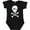 AB-Black, variant on Inktastic Skull and Crossbones Boys or Girls Baby Bodysuit