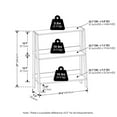 thumbnail image 4 of Pemberly Row Contemporary Bookcase Display Shelf in 3-Tier in Espresso, 4 of 6