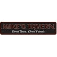 thumbnail image 2 of Good Times, Good Friends Novelty Decor, Metal Wall Sign - 4x18 Inches, 2 of 4