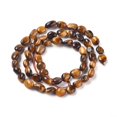 thumbnail image 3 of 1Strand Natural Tiger Eye Beads Strands Tumbled Stone Nuggets 5.5~10.5x5.5~7x2.5~6.5mm Hole: 0.8mm 54pcs/strand 15.94 inch(40.5cm), 3 of 4