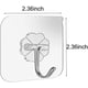 thumbnail image 2 of Paquete de 24 ganchos adhesivos resistentes para pared y techo para baño y cocina, 10 kg (máx.), con ganchos de acero inoxidable, sin clavos, gancho para toalla de baño, 2 of 5