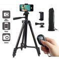 thumbnail image 1 of Trípode Docooler Soporte de trípode de fotografía portátil Aleación de aluminio Máx. Carga 5 kg Tornillo de 1/4 de pulgada con soporte para teléfono Adaptador de montaje para cámara deportiva Obturado Docooler Trípode, 1 of 7