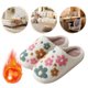 thumbnail image 5 of Slippers Pareja Esponjosa Zapatos Casa Lujo Flores para Hombres Mujeres, 5 of 9