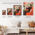 thumbnail image 3 of The Thinker Modern Female Portrait Artwork Framed Wall Art Print A4, 3 of 5