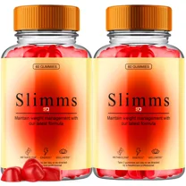Slimms Keto Gummies Promotes Weight Management, Metabolism and Energy (2 Pack)