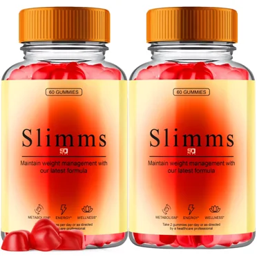 Slimms Keto Gummies Promotes Weight Management, Metabolism and Energy (2 Pack)
