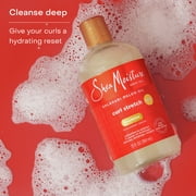 SheaMoisture Curl Stretch Shampoo Curl Enhancing Kalahari Melon Oil Infused with Hyaluronic Serum Type 4 Curly Hair, 13 oz