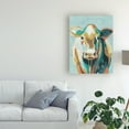 thumbnail image 3 of Trademark Fine Art 'Colorful Cows II' Canvas Art by Grace Popp, 3 of 4