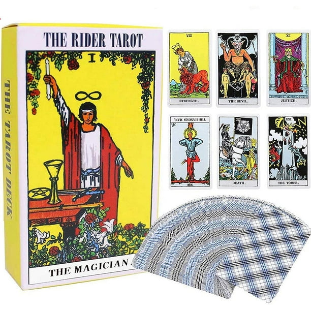Tarot Cards Classic Waite Tarot Deck Travel Card Power Deck with Guide  Booklet