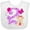 AA-White, variant on Inktastic Second Birthday with Cute Puppy and Butterflies Boys or Girls Baby Bib