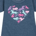thumbnail image 3 of Instant Message - Horse Heart - Toddler And Youth Girls Fleece Dress, 3 of 6