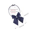 thumbnail image 2 of INSPIRE CHIC Women's Small Dots Pre-tied Bowtie Adjustable Strap Cute Bow Ties Navy Blue One Size, 2 of 5