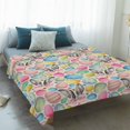 thumbnail image 4 of Easter Blanket Soft Cozy Warm Throw Blanket for Couch, Plush Fuzzy Flannel Fleece Blankets for Sofa, Spring Colorful Eggs Bunny Flower Plant Beige Bed Blankets Lightweight Gifts for Women, 40"x50", 4 of 9