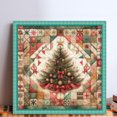 thumbnail image 2 of Hilo Algodón Ecológico Bordado 11CT Punto Cruz Navidad 40x40cm, 2 of 9
