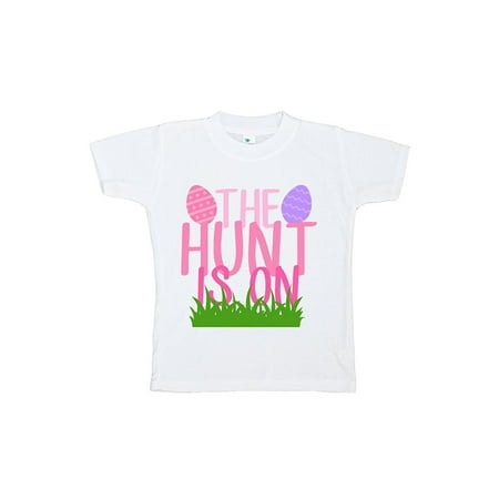 

Custom Party Shop The Hunt Is On Girls Novelty Easter TshirtPink and GreenShirt