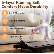 Treadmill for Home with Incline Folding Treadmills Running Machine for Small Spaces with Handle 300 LB, 3HP, 7.5 MPH Foldable Treadmill with App