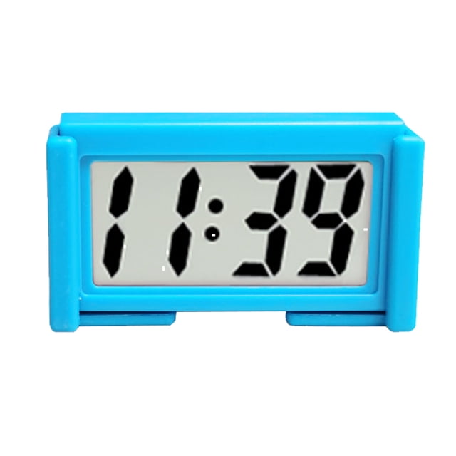Oliegs Heated Blanket Mini Car Clock Auto Time Electronic Digital Clock Portable Mini Clock For Car 12 Hours System Clock Chocolate