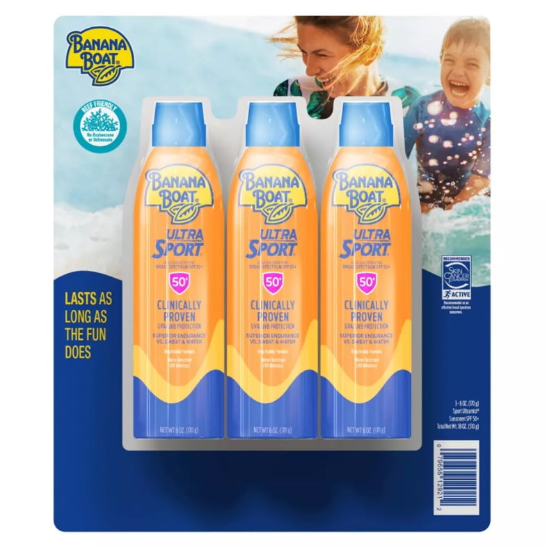 Banana Boat Ultra Sport UltraMist SPF50 (6 oz., 3 pk.)