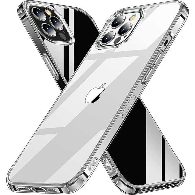 1 funda a prueba de caídas con airbag todo incluido (agujero fino transparente-iPhone 13 pro max) Ofspeizc CZDZ-HY212-5
