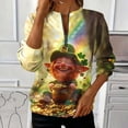 thumbnail image 1 of TaTaai Women's St. Patrick's Day Print Loose Round Neck Sweatshirt Casual Long Sleeve Pullover Top Soft for Daily Streetwear Office Home Spring Fall Winter Gift, 1 of 5