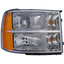 Right Passenger Side Headlight Assembly - Compatible with 2007 - 2013 GMC Sierra 1500 2008 2009 2010 2011 2012