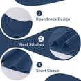 thumbnail image 4 of 5 Pack Cotton Boys Kids Tshirts Short Sleeve Summer Tops Clothes Tee Shirts for Toddlers(Age 2-12), 4 of 7