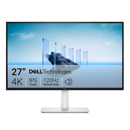 Dell 27 Plus 4K Monitor 27" UHD 120Hz IPS Anti-glare Computer Display Ash White, S2725QS