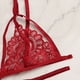thumbnail image 2 of Gibobby Lencería mujer erótica Camisón de encaje para mujer, lencería sexy de encaje para novia(Rojo, M), 2 of 5