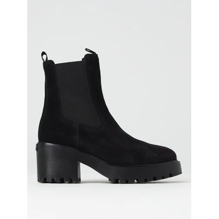 

Hogan Flat Ankle Boots Woman Black Woman