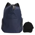 thumbnail image 1 of Mochila de viaje para hombre Bolsos de hombro ligeros antirrobo de poliéster impermeableAzul oscuro, 1 of 5