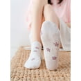 thumbnail image 6 of YooGuoGuo 5/10 Pairs Embroidered Floral Design Socks for Women Girls Combed Cotton Ankle Socks, 6 of 6