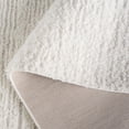 thumbnail image 5 of SAFAVIEH Tahoe Trudi Distressed Shag Area Rug, Ivory/Taupe, 6'7" x 6'7" Round, 5 of 7