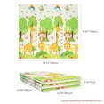 thumbnail image 4 of Double-Sided Baby Playmat, 79" x 71" Folding Floor Mat Baby Crawling Mat Kids Play Mat Waterproof Non Toxic, 0.3inch Thickness, 4 of 11