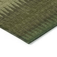 thumbnail image 4 of Addison Rugs Chantille Indoor/Outdoor Transitional Stripes Olive Washable Round Rug, 8' x 8', 4 of 6