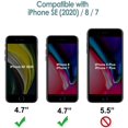 thumbnail image 2 of Silicone Case for iPhone SE 2nd Generation, iPhone 8 and iPhone 7, 4.7-Inch, Silky-Soft Touch Full-Body Protective Case, Shockproof Cover with Microfiber Lining (Red), 2 of 7