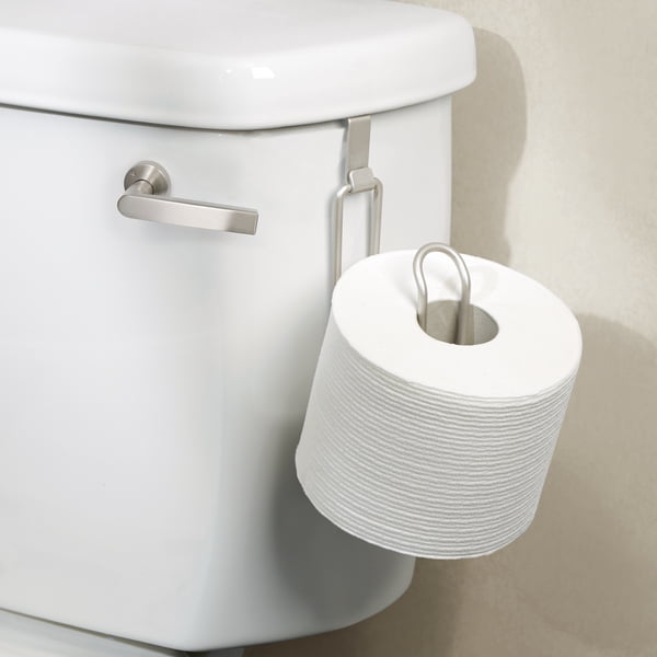 Mainstays Over-the-Tank Toilet Paper Holder Chrome, No Hardware