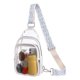 thumbnail image 1 of Bag Women S Transparente PVC Crossbody Bolse Adecuado para Conciertos Música Fes () White, 1 of 5