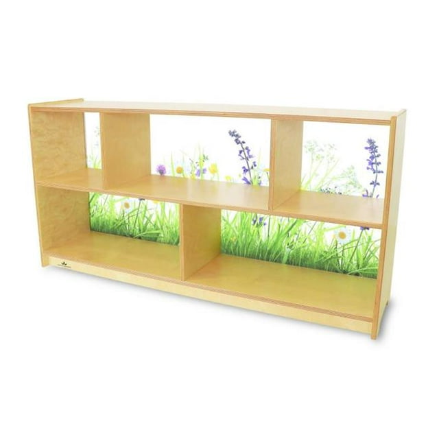 Whitney Brothers WB0247 24 in. Nature View Acrylic Back Cabinet Natural UV