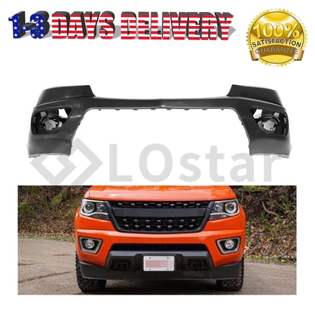 Front Bumper Cover Primed 23484644 For 2015-2020 Chevy Colorado 2.5L 2.8L 3.6L
