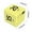 Yellow, variant on Cube Timer, Gravity Sensor Flip Timer, Productivity Timer Flip Gravity Sensor Cube Timer Countdown & Countup,Mute & Vibrate & Sound5/10/30/60min & Custom Timing, Perfect for Work,Kitchen Cooking